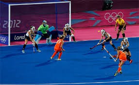 Stafcorner bij hockey